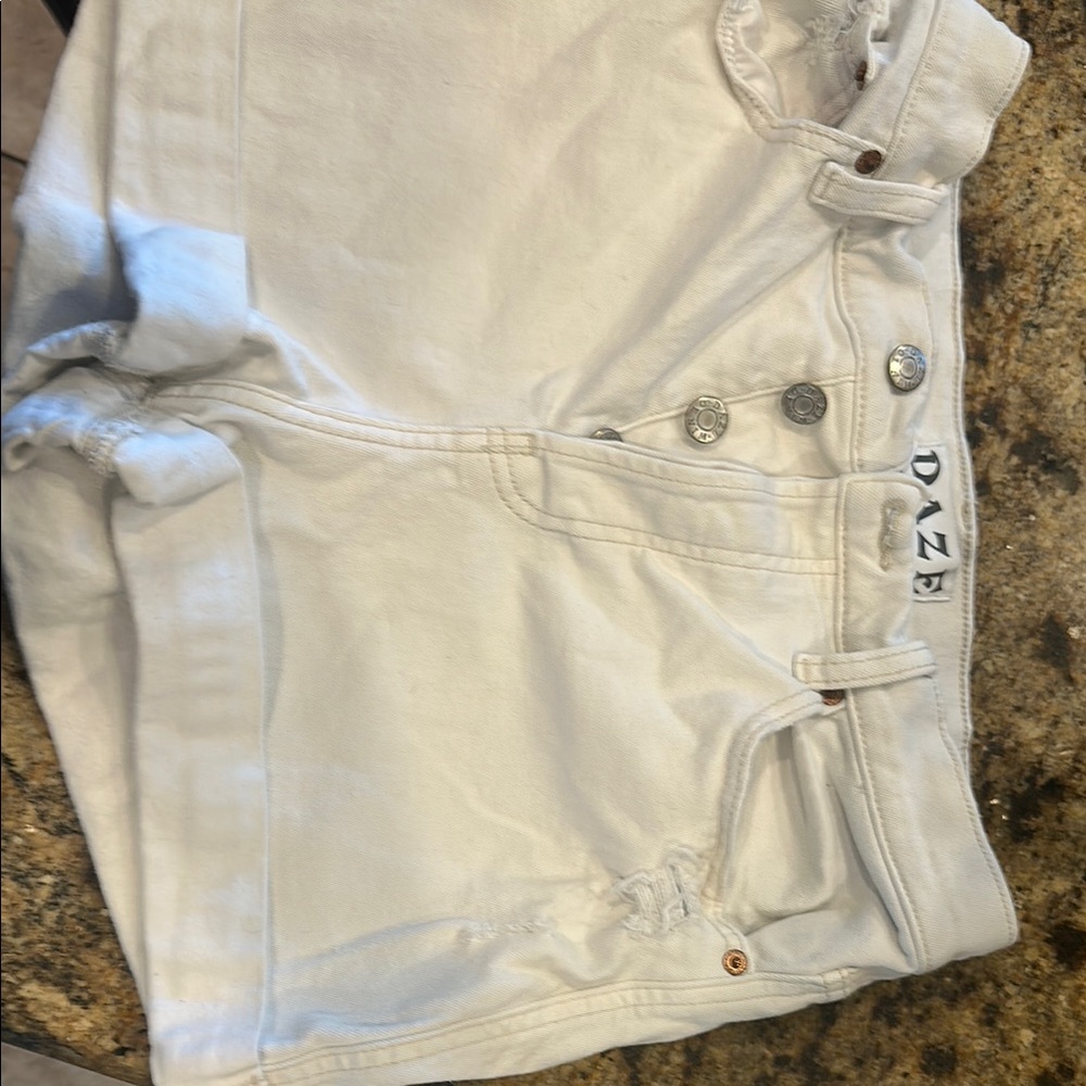 Women's White Shorts Daze